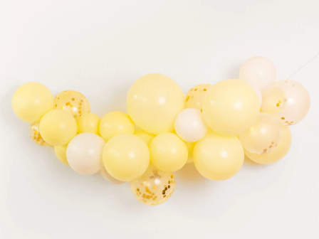 Arco Globos Colores Margaritas