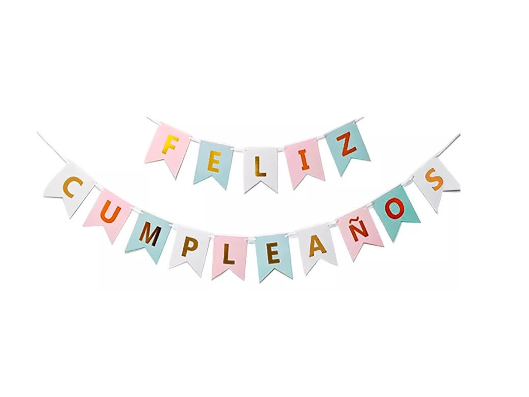 Banderin Feliz Cumpleaños