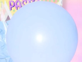 GLOBOS 12" celeste pastel x 25 uni