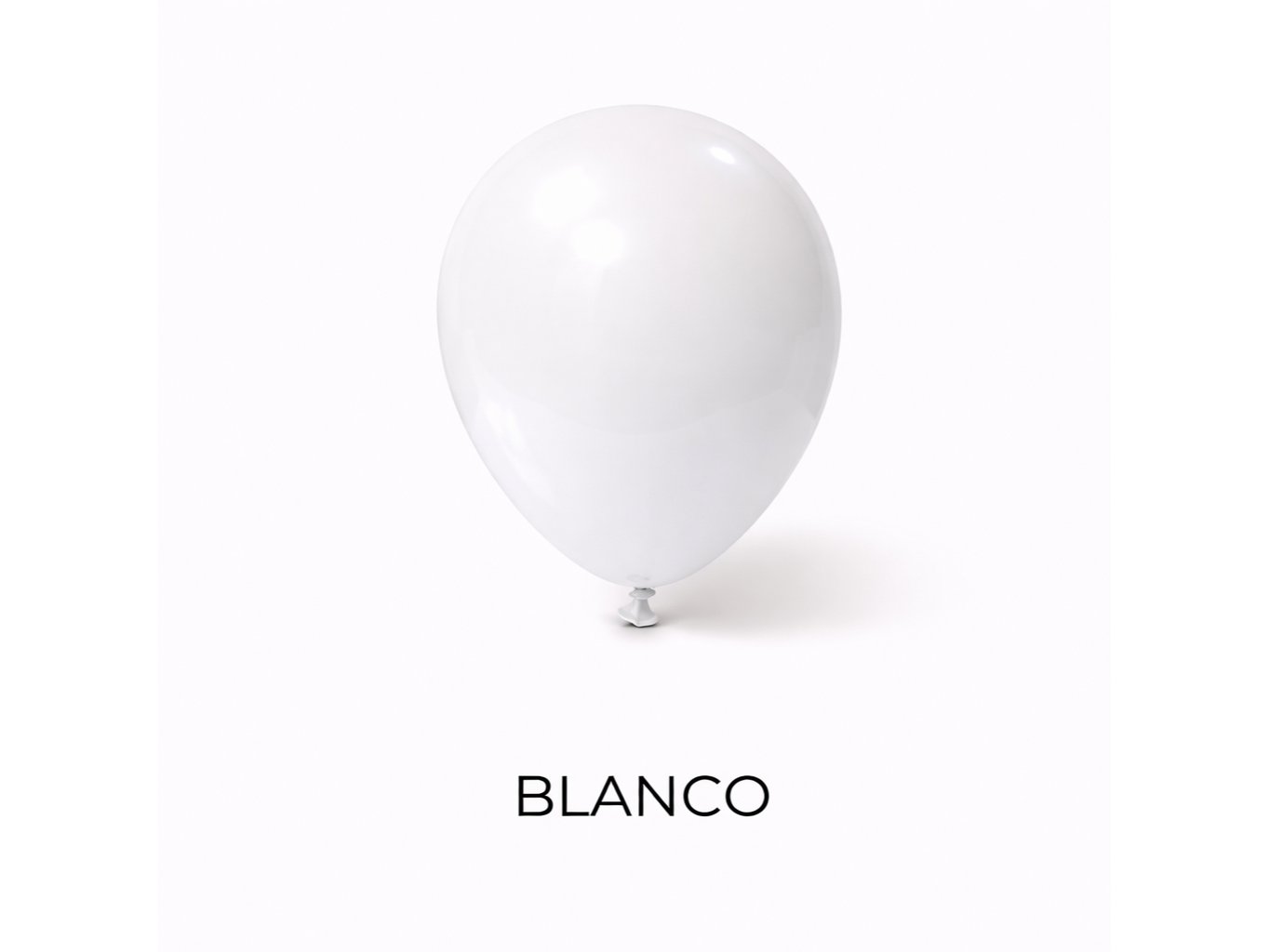 GLOBOS 12" blanco x 25 uni