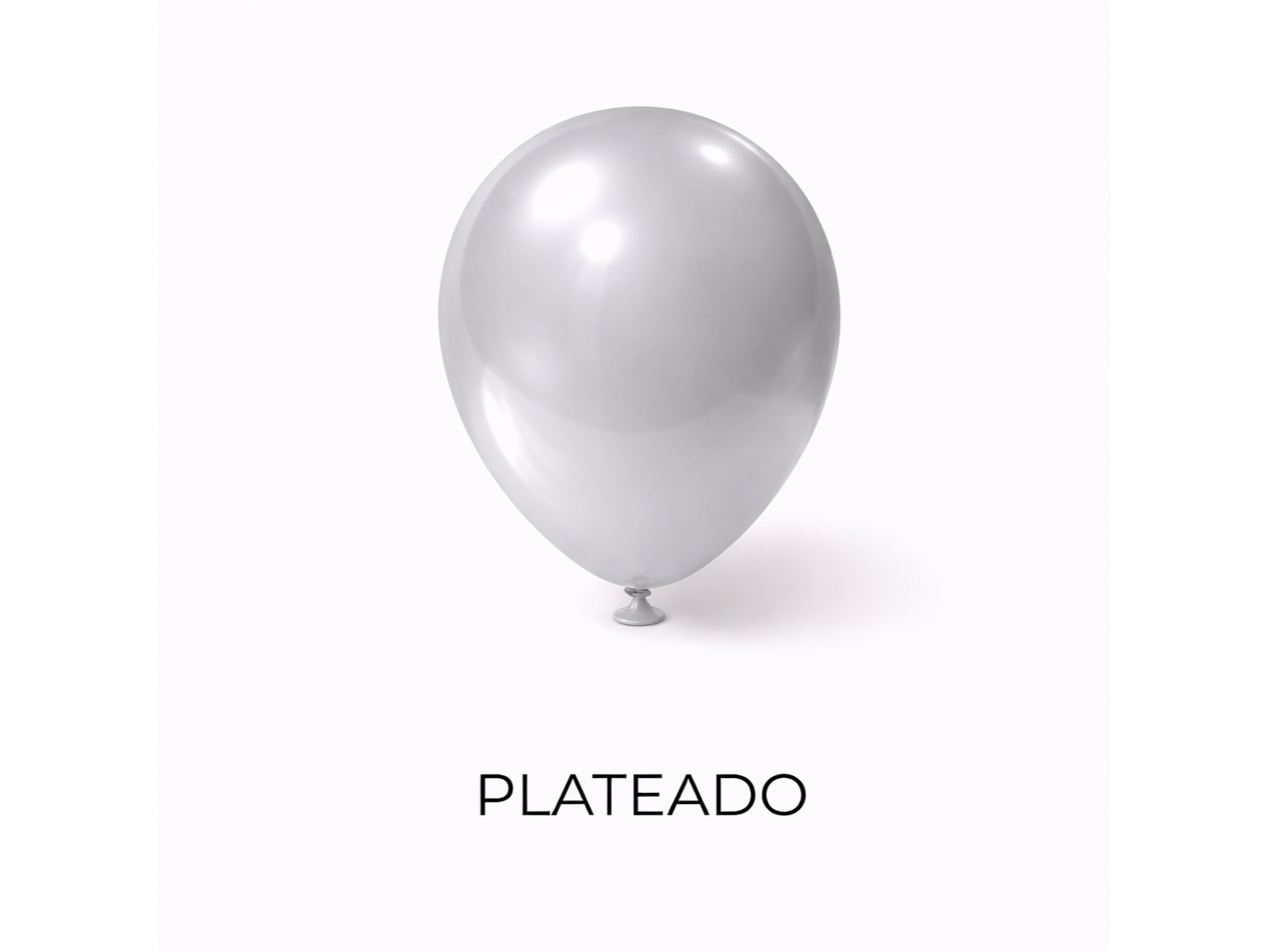 GLOBOS 12" plateado x 25 uni