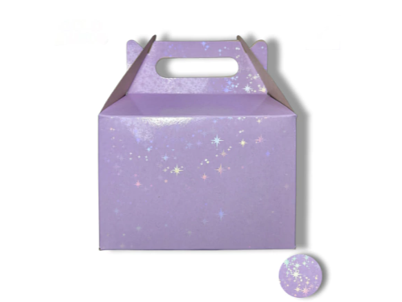 Cajita Holografica Lila X5