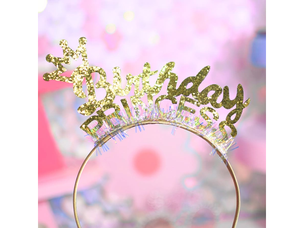 Vincha Birthday  Princess Plata