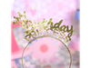 Vincha Birthday Princess Plata