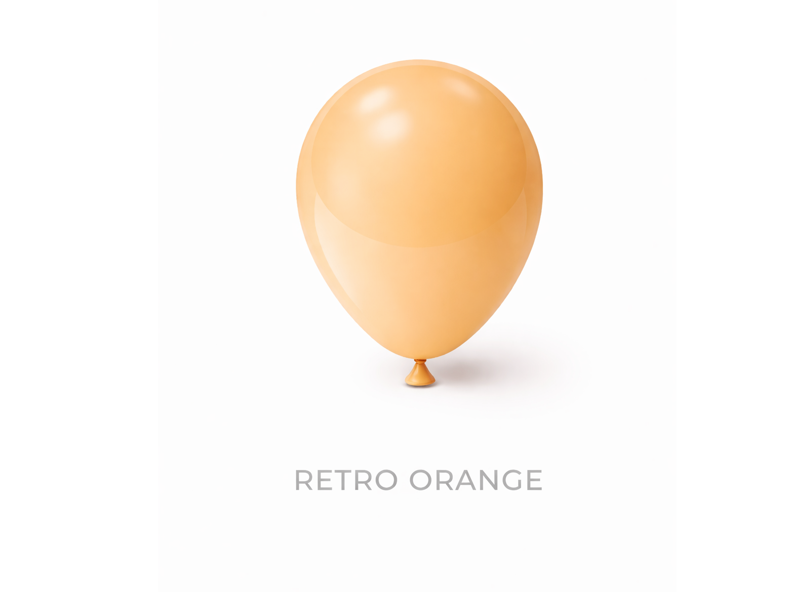 GLOBOS INTENSE 12"  retro orange x 25 uni