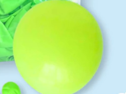 GLOBOS 12" verde limón *25 unidades