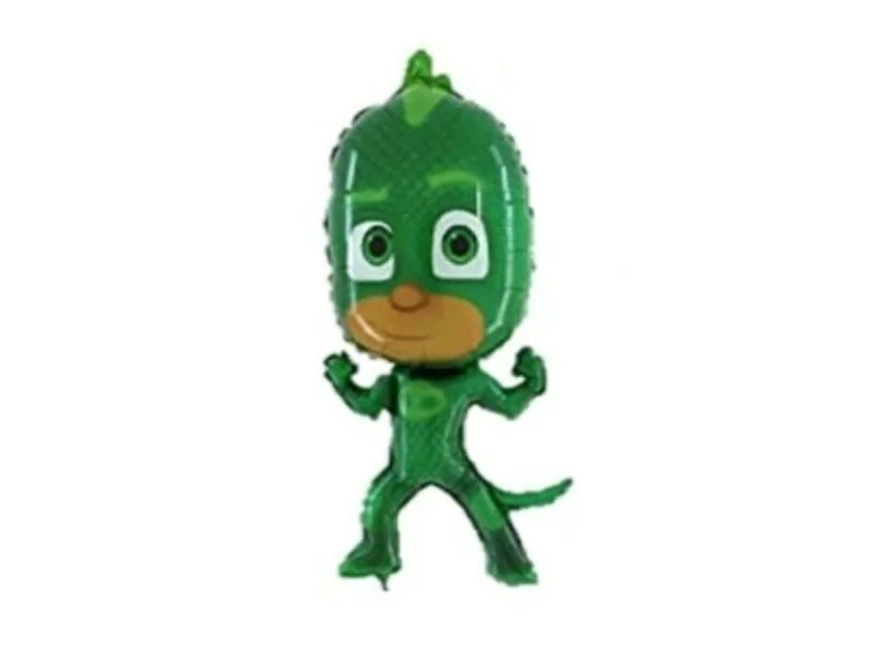 Globo Metalizado Héroes en Pijamas - Gecko (Verde)