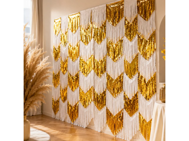 Guirnalda “Deco Premium” – Oro Con Blanco