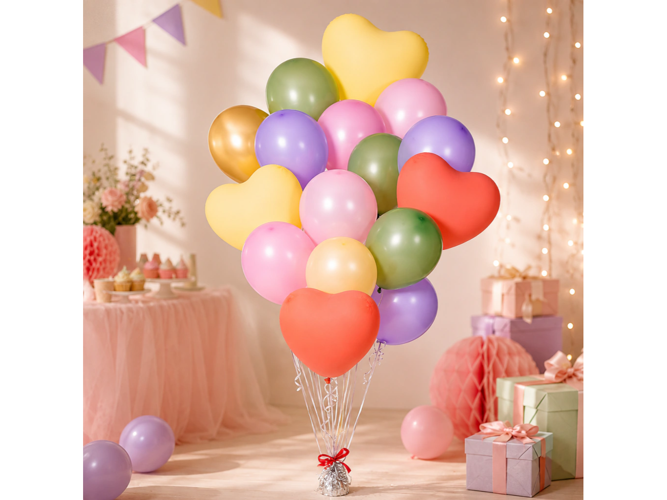 Set de Globos "PARTY" COLORES X16PCS