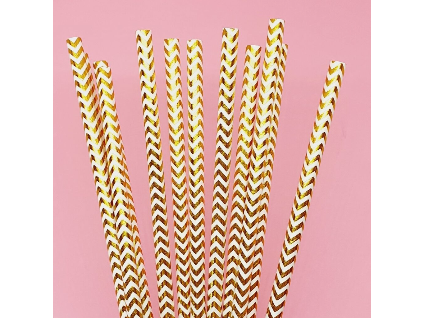 Sorbetes Chevron dorado x23