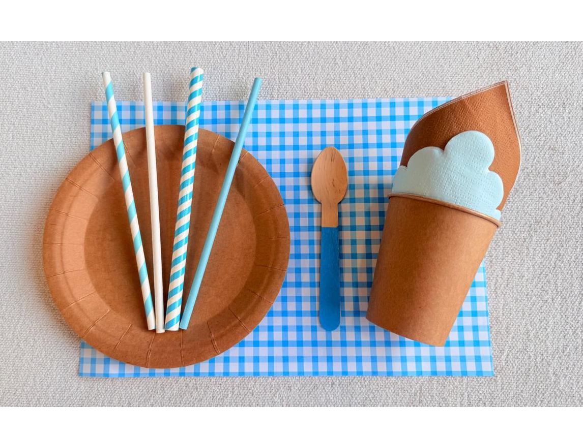 Kit de Mesa "Cielo Kraft" (X8) o (X16)