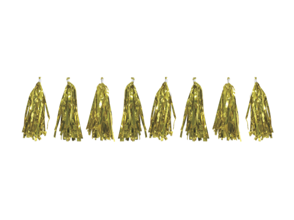 Guirnalda de Borlas Doradas (300 cm)