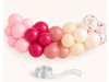 Arco Globos Colores Rosados