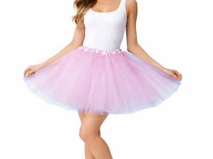Pollera Tutú Adulto 40 cm Rosa