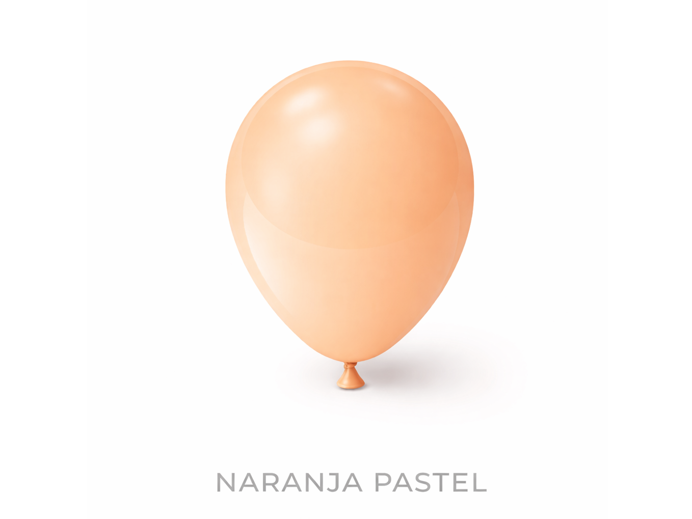 Globos Pastel 10" NARANJA (X25)