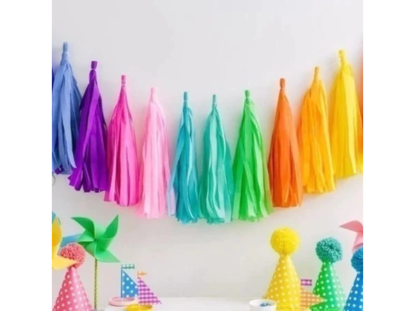 Guirnaldas Borlas Lilas