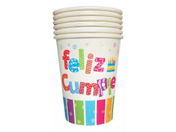 Vaso Polipapel "Feliz cumple"