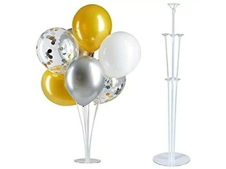 Base Soporte Transparente Porta Globos X7