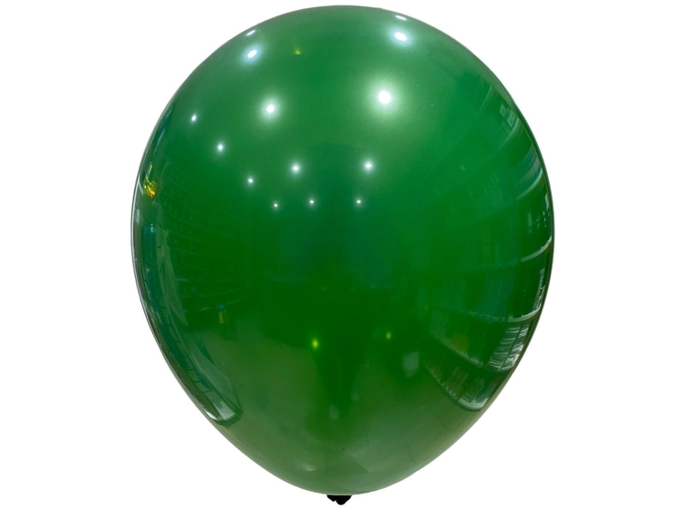 GLOBOS 12" verde oscuro x 25 uni