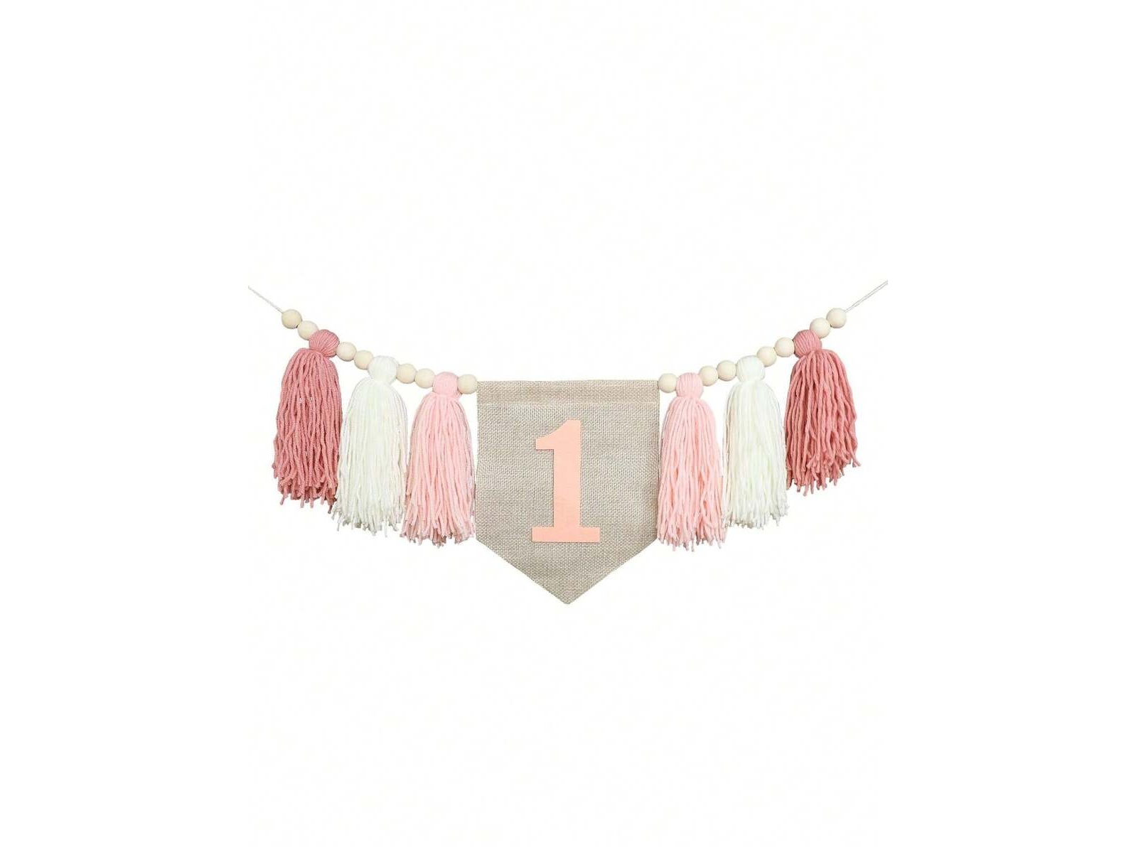 Banderín 1 añito Rosa Claro