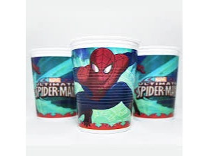 Vaso Polipapel Spiderman X10
