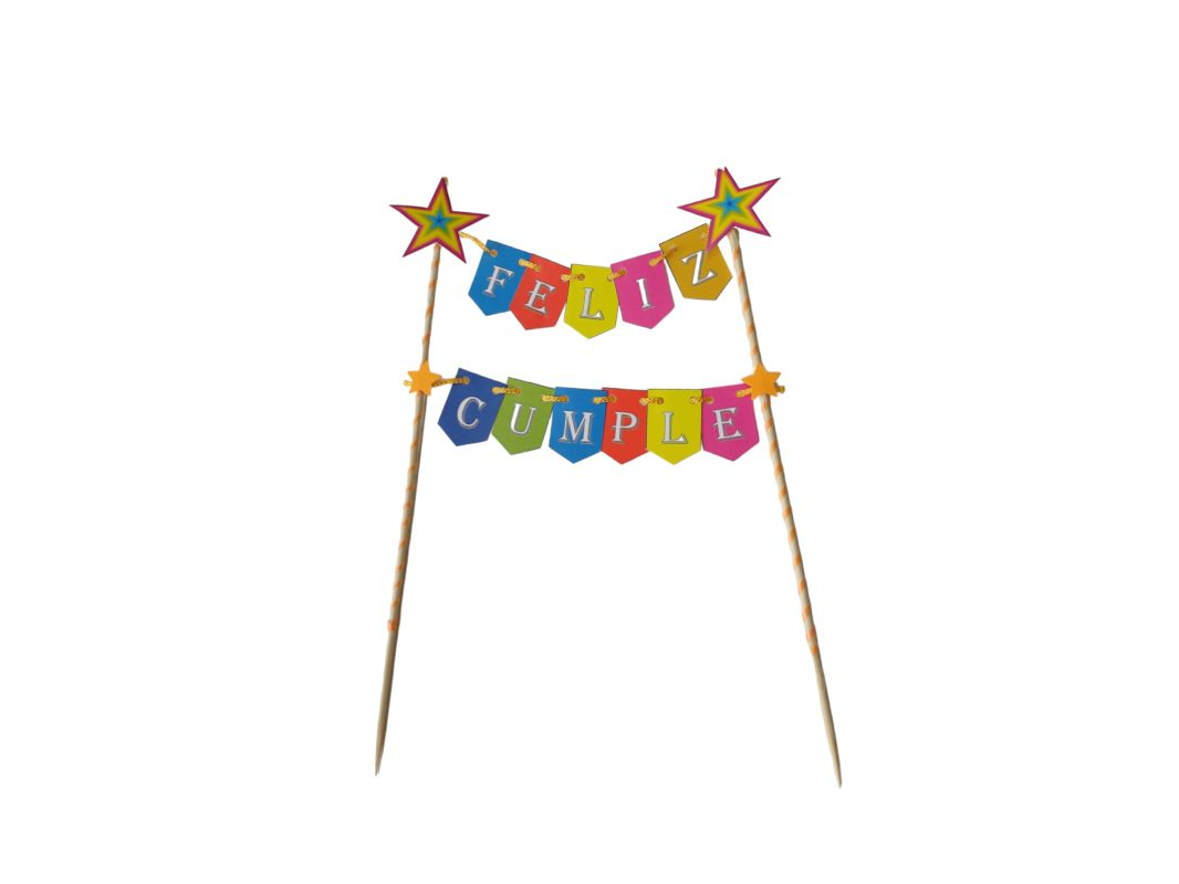 Banderin Para Torta
