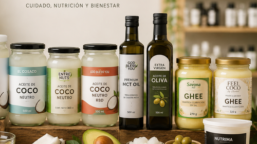 Aceites de coco/oliva/ghee/ mct