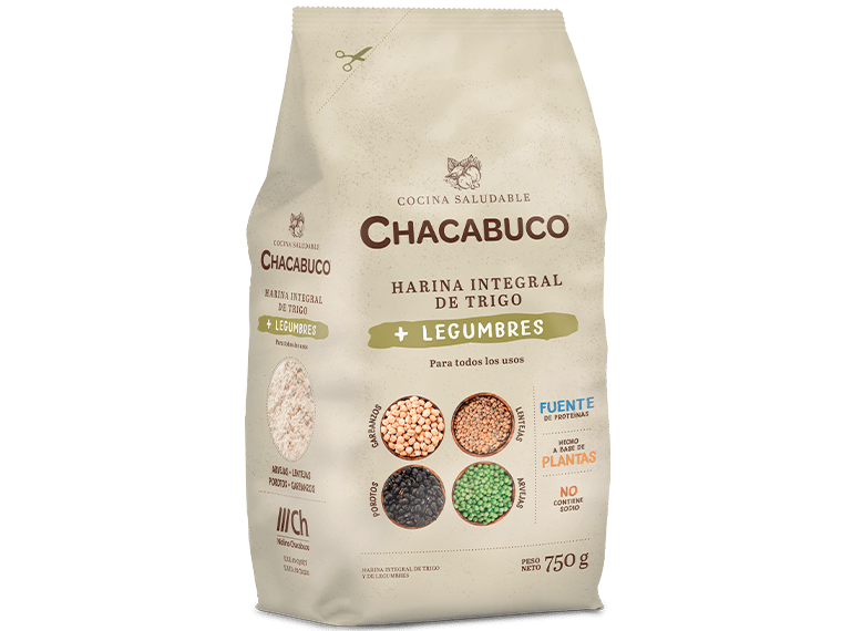 Harina integral con legumbres x 750 gr