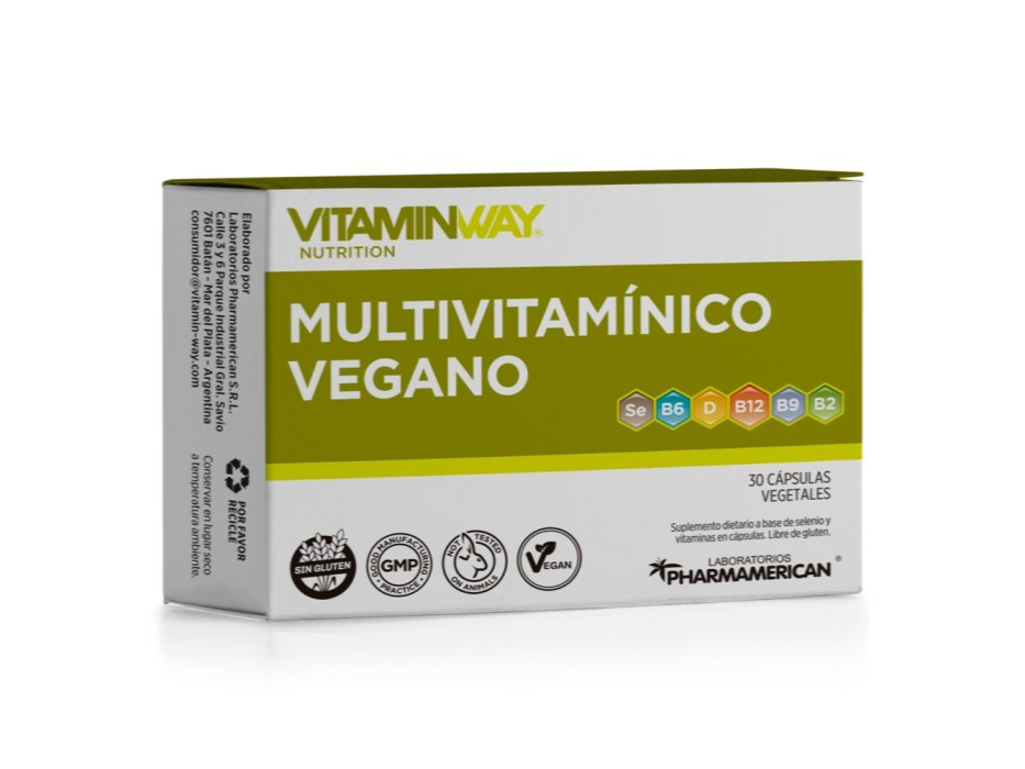 MULTIVITAMÍNICO VEGANO x 30 cápsulas vegetales