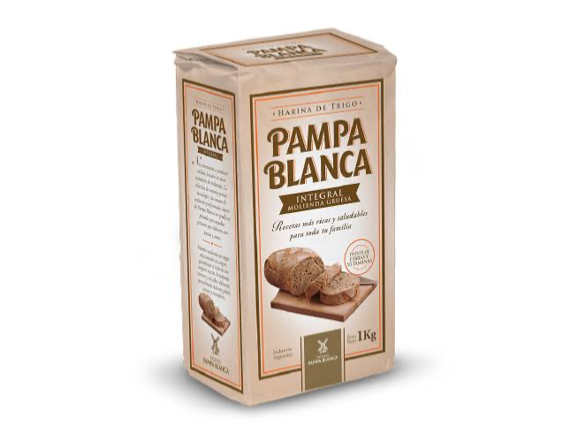 Harina Integral Molienda Gruesa Pampa Blanca 1 kg