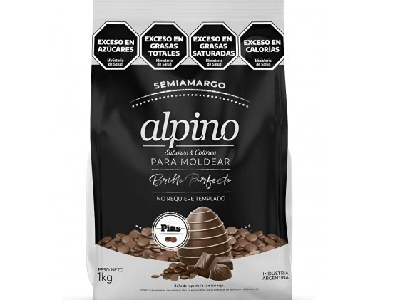 Chocolate para moldear alpino
