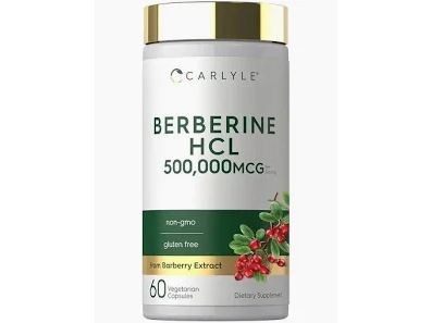 BERBERINA HCL 500,000 mcg x 60 caps - CARLYLE
