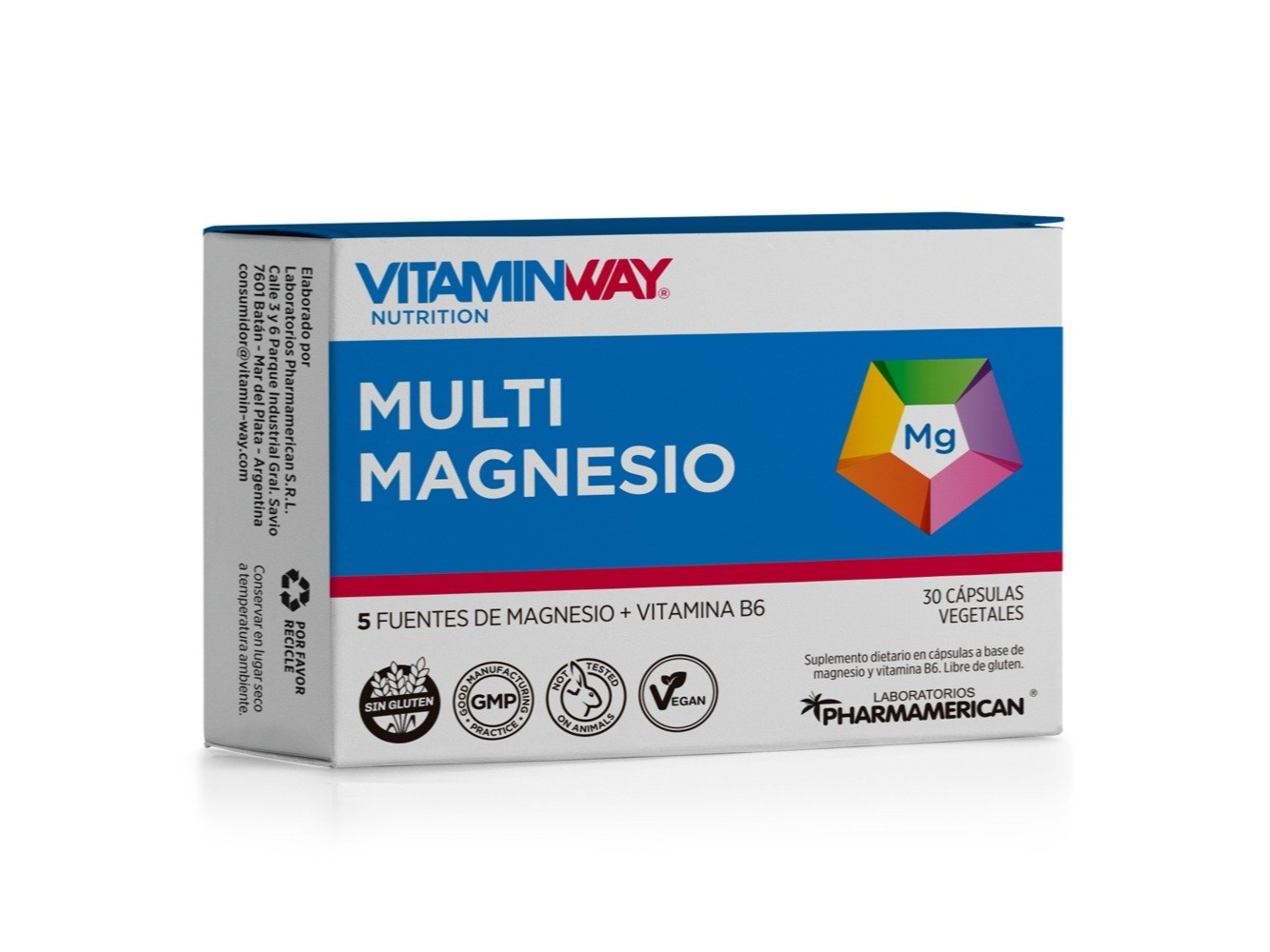 MULTIMAGNESIO x 30 cápsulas vegetales