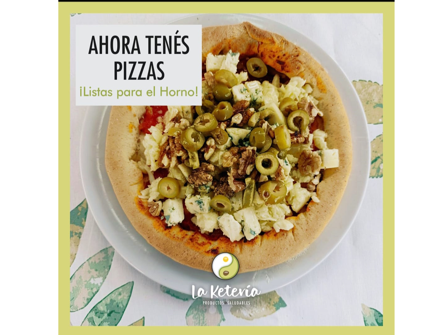Pizzas KETO en 3 variedades