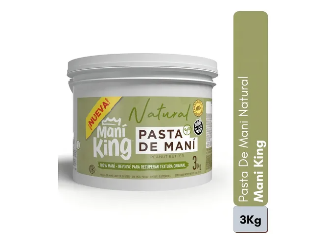 Pasta de mani NATURAL x 3 kg