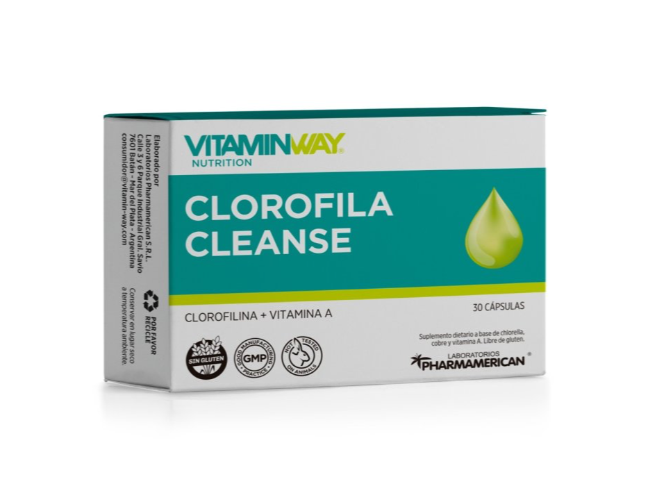 CLOROFILA CLEANSE x 30 cápsulas