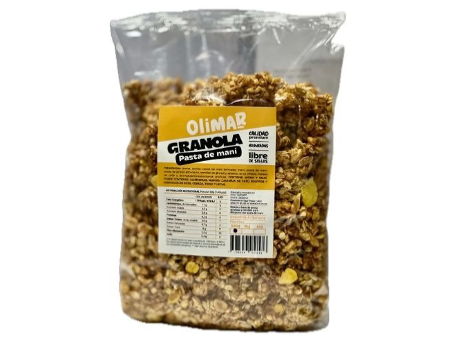 Granola con Pasta de Mani