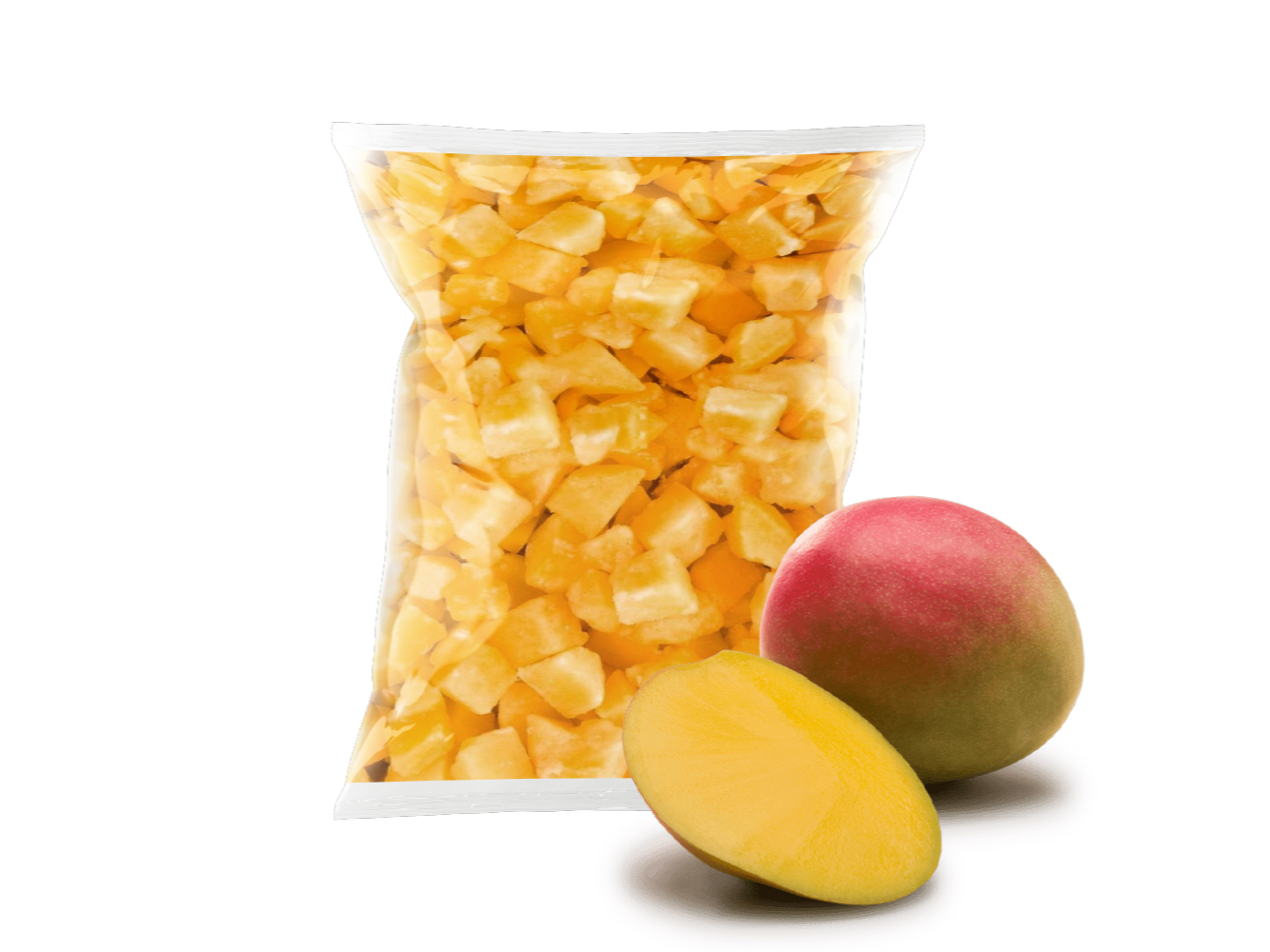 Mango en trozos congelados