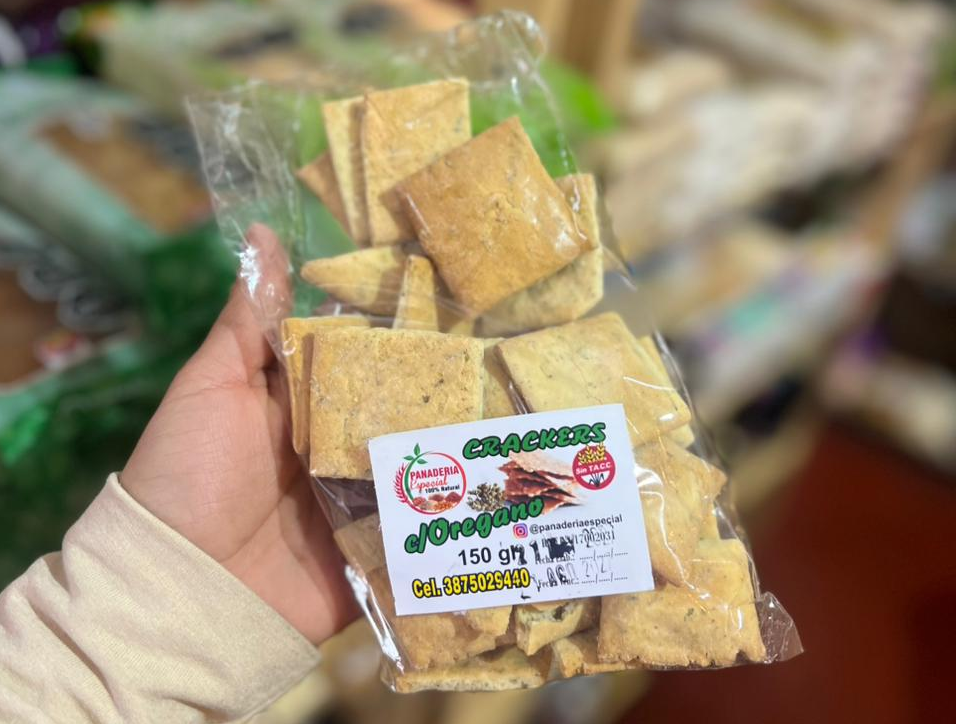 Crackers x 150 gr SIN TACC