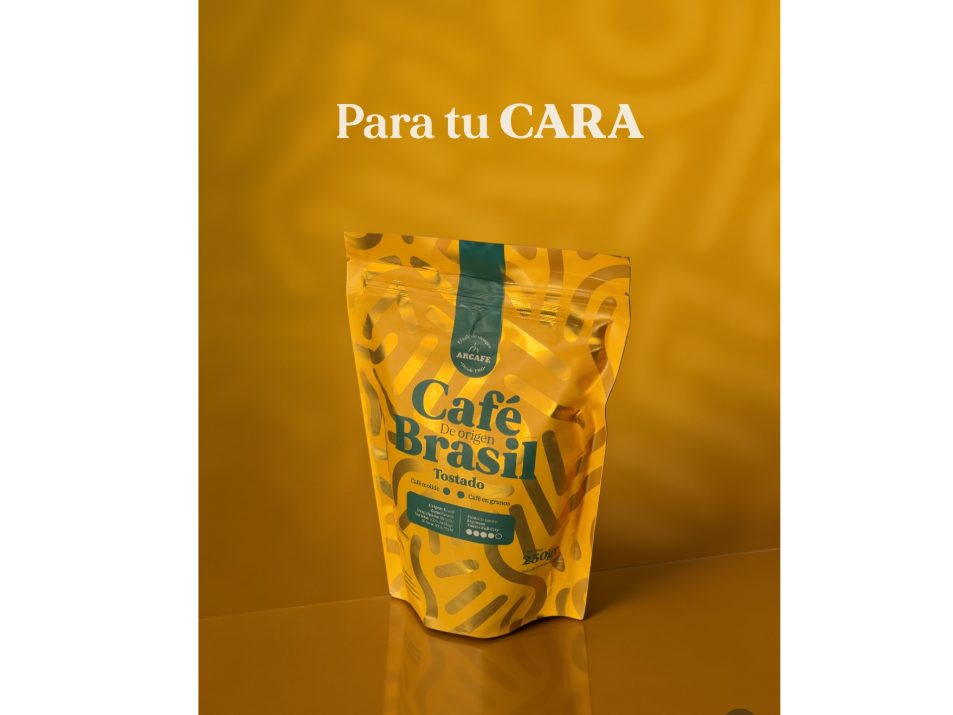 Café Brasil Molido 250 gr- ARCAFÉ