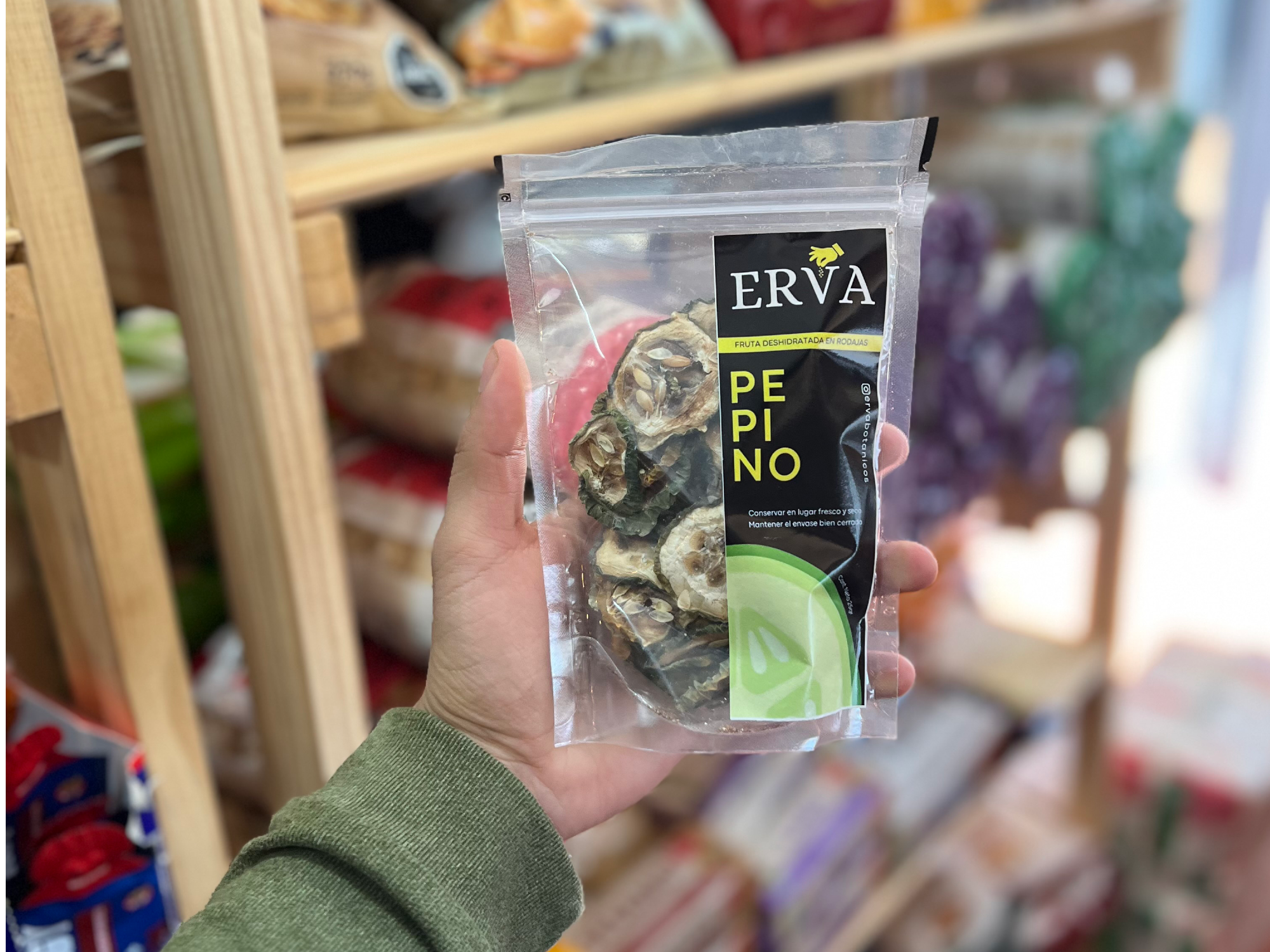 Pepinos deshidratados x 25 gr