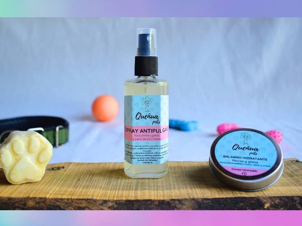 Spray antipulgas