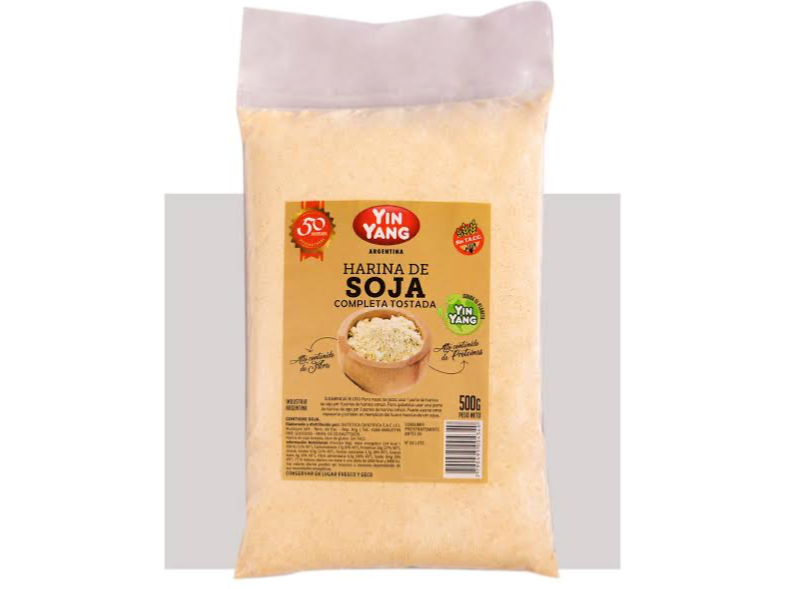 Harina de Soja TOSTADA - YIN YAN C/SELLO SIN TACC