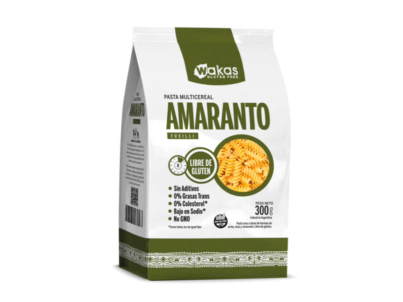 Pasta multicereal con AMARANTO x 300 gr