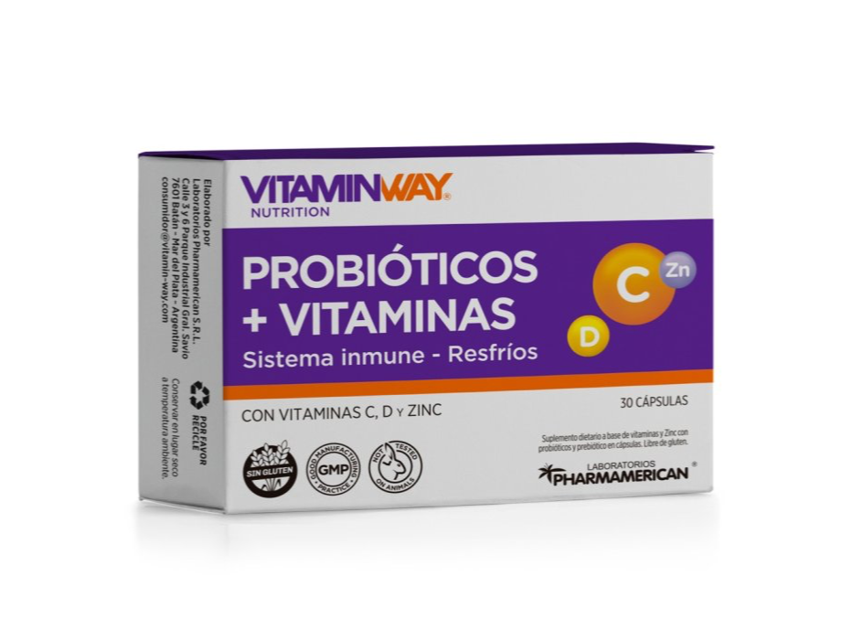 PROBIÓTICOS + VITAMINAS x 30 cápsulas