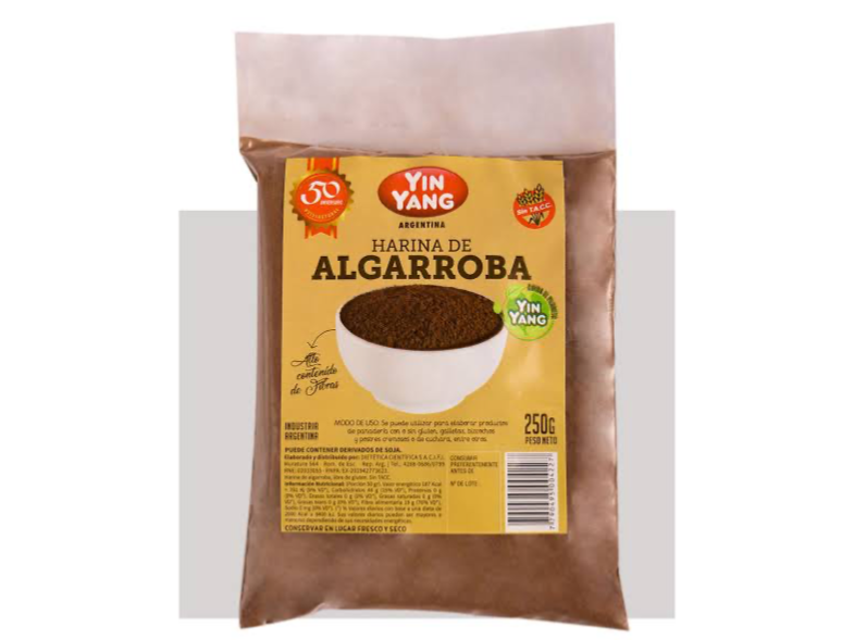 Harina de Algarroba Integral x 250 gr - YIN YANG