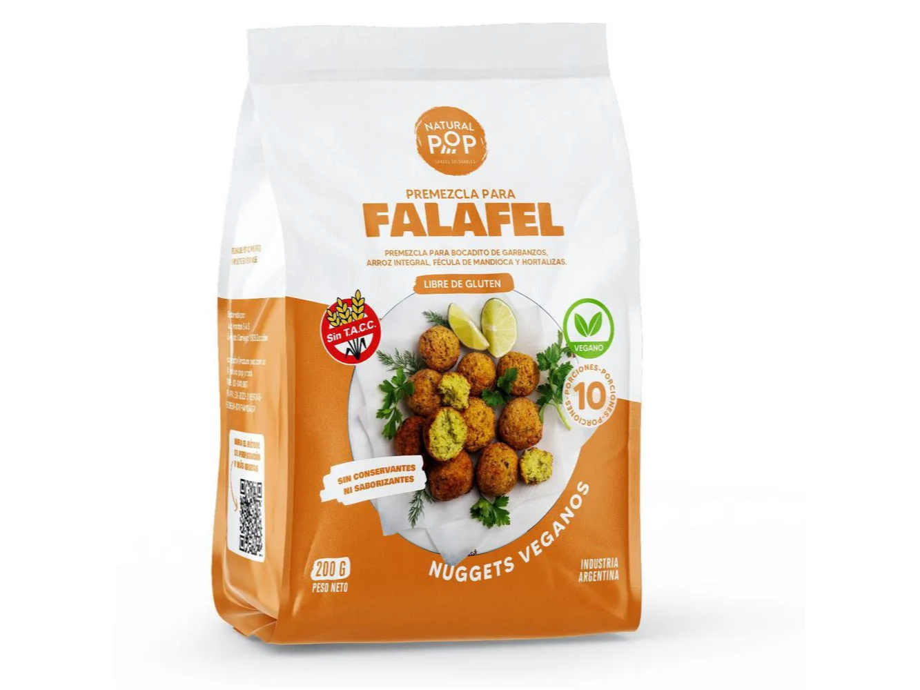 Premezcla natural pop Sin Tacc Falafel 210 gr