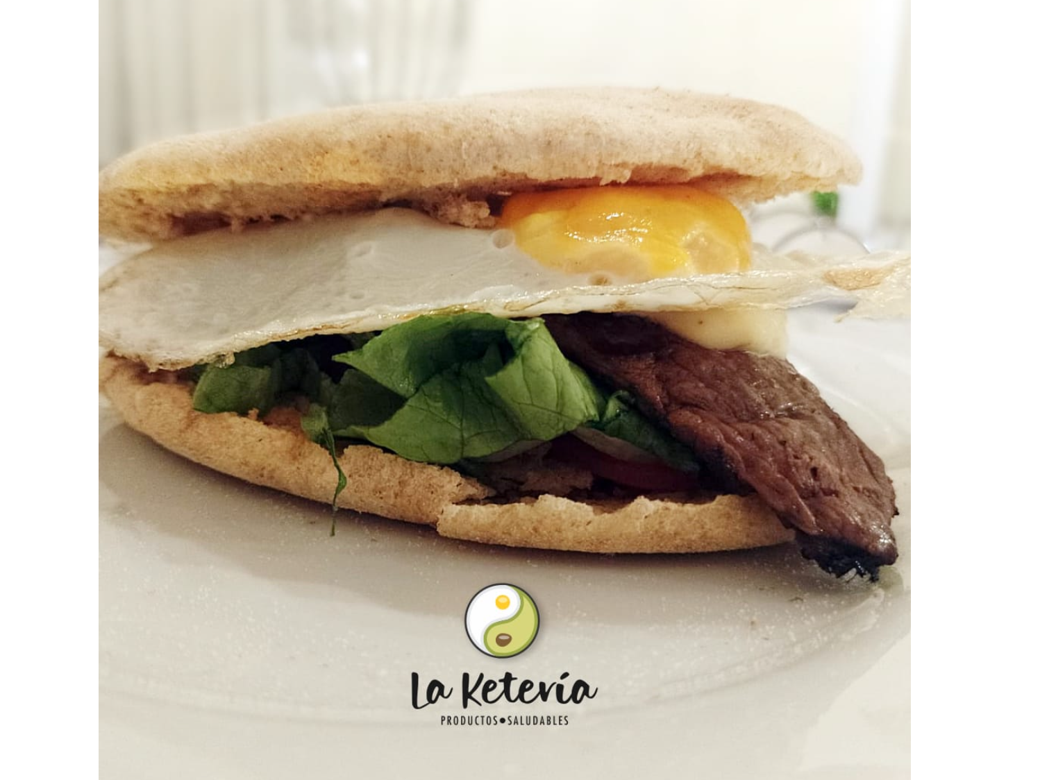Pan tipo Ciabatta para lomitos KETO x 2 unidades