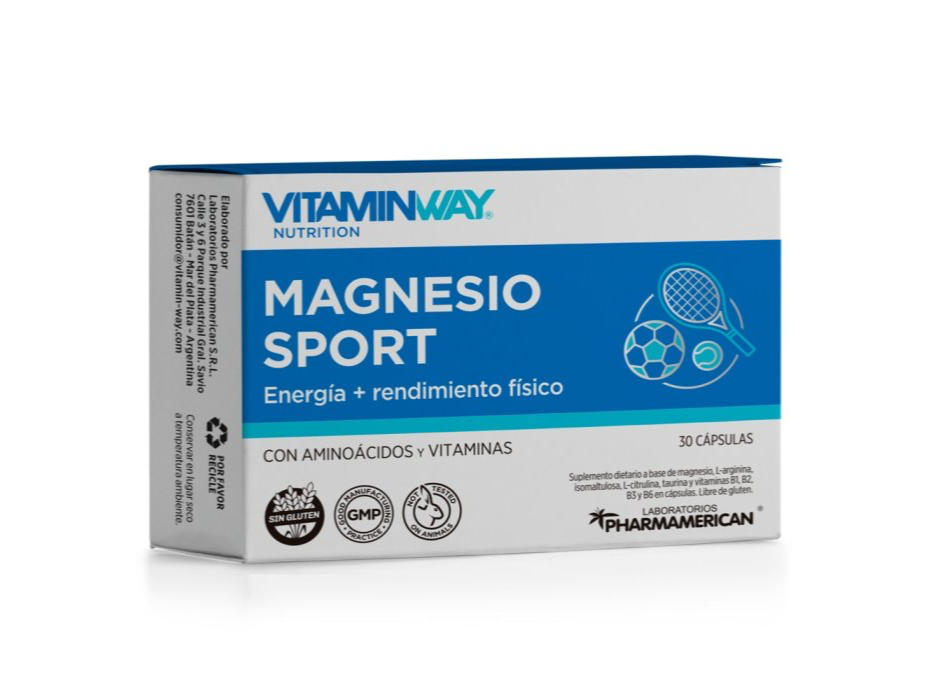 MAGNESIO SPORT x 30 cápsulas