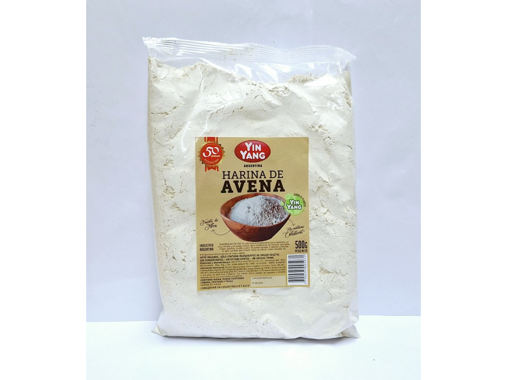 Harina de avena x 500 gr YIN YANG